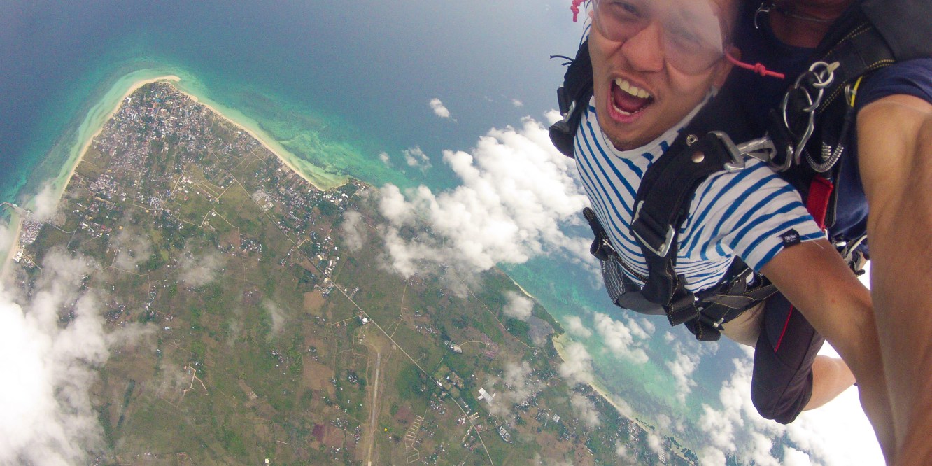 skydiving