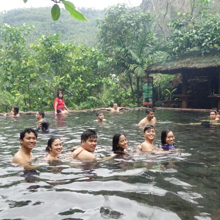red rock hot spring pool