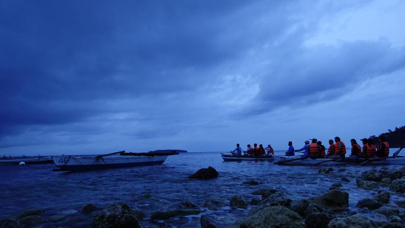 gloomy morning in Oslob