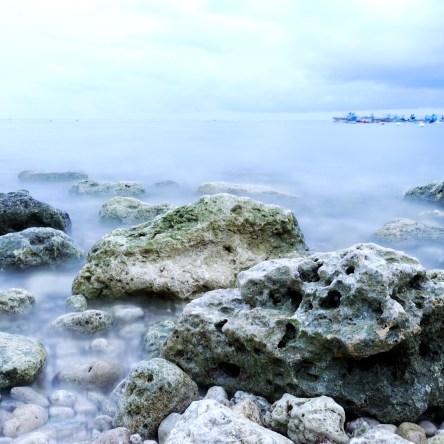 long exposure oslob beach